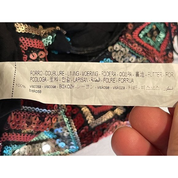 Zara Multicolor Sequin Mini Dress - Picture 9 of 9